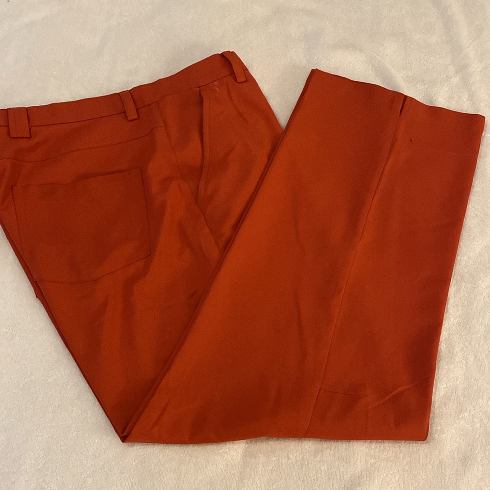 Izod Golf Men's Salmon Flat Front Golf Pants Sz 34/29 SlimFit